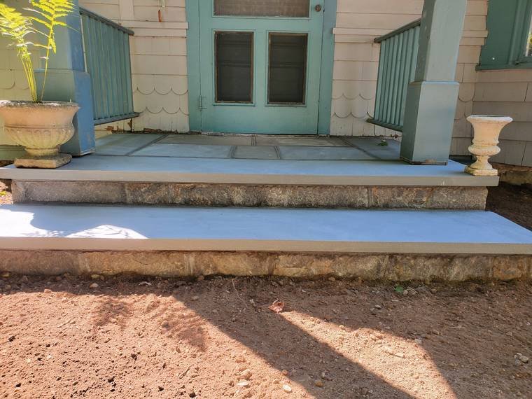 Painted Porch Steps — Chunchy's Contracting Corp, Westchester County, NY