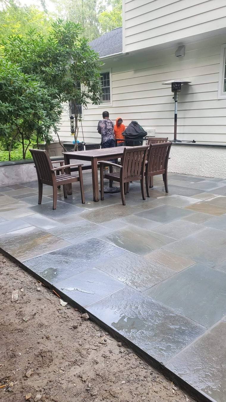 Bluestone Patio Dining Area — Chunchy's Contracting Corp, Westchester County, NY