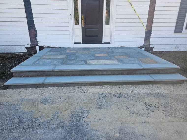 Bluestone Porch Steps — Chunchy's Contracting Corp, Westchester County, NY