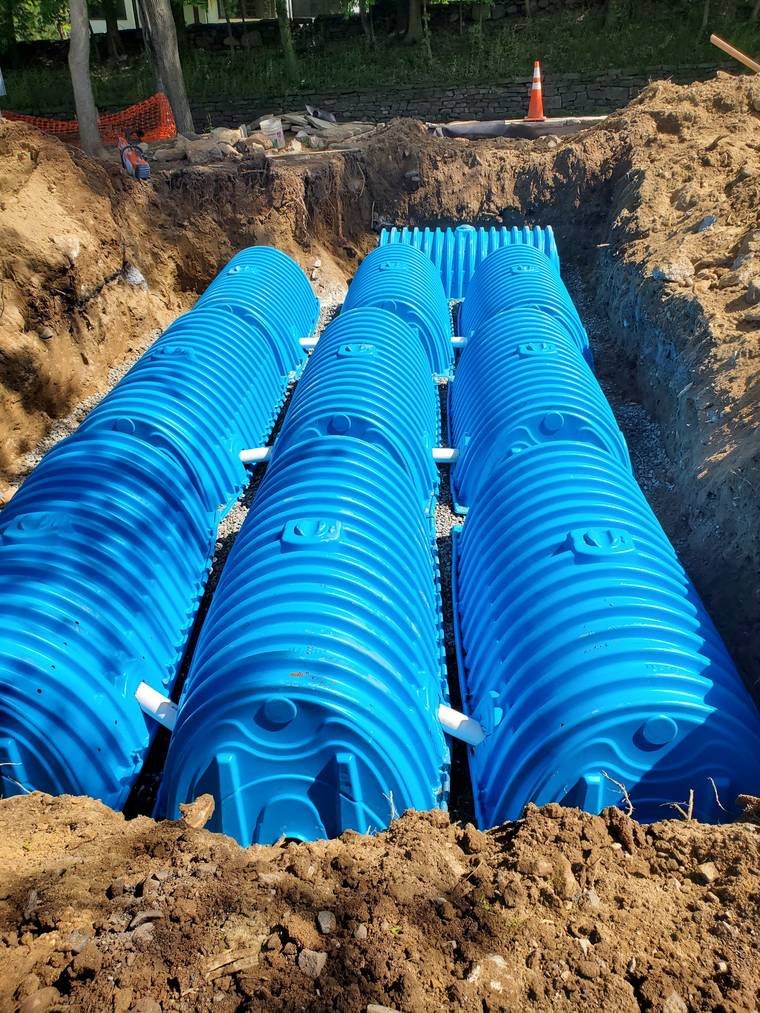 Drainage Leaching System Installation — Chunchy's Contracting Corp, Westchester County, NY